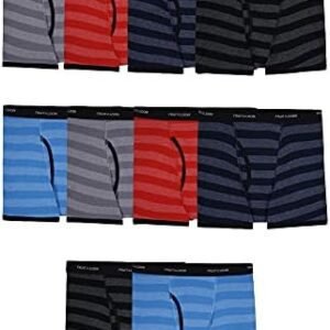 Fruit Of The Loom Boys' And Toddler Boxer Briefs, Tag Free & Breathable Underwear, Assorted Color Multipacks