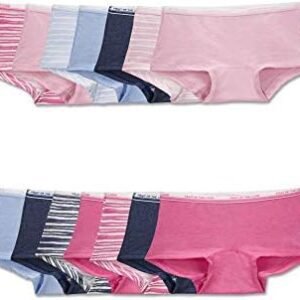 Fruit Of The Loom Girls' Cotton Boyshort Underwear