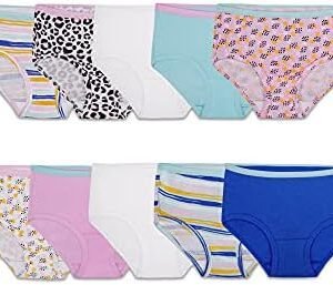 Fruit Of The Loom Girls' Cotton Brief Underwear Multipacks