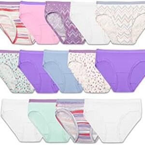 Fruit Of The Loom Girls' Cotton Hipster Underwear