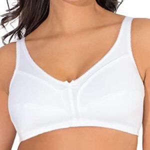 Fruit Of The Loom Women's Seamed Soft Cup Wirefree Cotton Bra