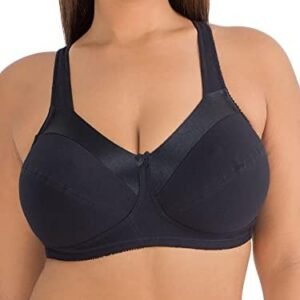 Fruit Of The Loom Women's Seamed Soft Cup Wirefree Cotton Bra With Satin Trim