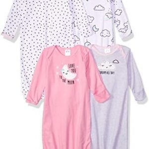 Gerber Baby Boy And Girls 4 Pack Sleeper Gown