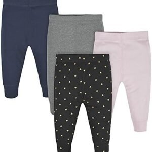 Gerber Baby Girls' Multi Pack Active Pants Set