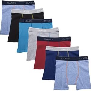 Hanes Boys' And Toddler Comfort Flex Waistband Boxer Briefs Multiple Packs Available (assorted/colors May Vary)