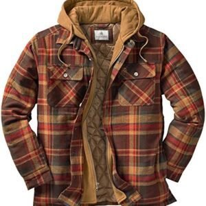 Legendary Whitetails Men's Maplewood Hooded Shirt Jacket