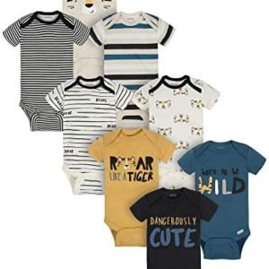 Onesies Brand Baby Boys 8 Pack Short Sleeve Mix & Match Bodysuits