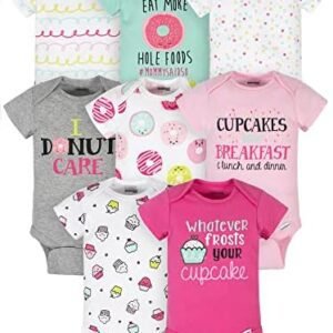 Onesies Brand Baby Girls 8 Pack Short Sleeve Mix & Match Bodysuits