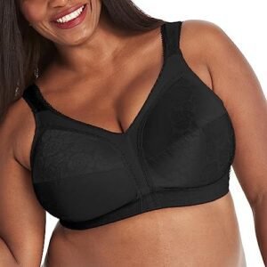 Playtex Women's 18 Hour Comfort Strap Wireless, Full Coverage Bra With 4 Way Trusupport, Single & 2 Pack