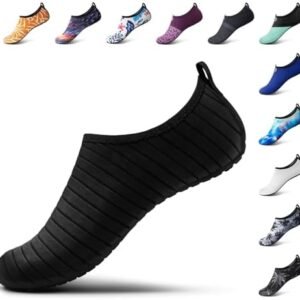 Seekway Water Shoes Barefoot Aqua Socks Quick Dry Non Slip Shoes For Beach Swim Pool River Boating Surf Women Men Sk002