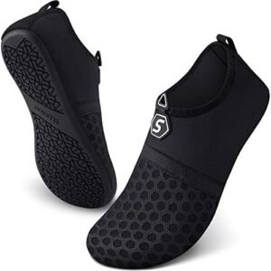 Seekway Water Shoes Quick Dry Aqua Socks Barefoot Slip On For Beach Pool Swim River Yoga Lake Surf Women Men Sk001