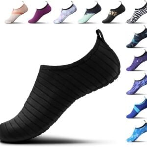 Simari Water Shoes Womens Mens Barefoot Unisex Aqua Socks Slip On For Indoor Outdoor Snorkeling Sws002