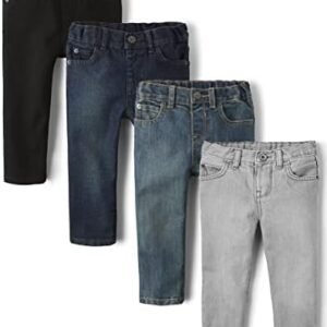 The Children's Place Baby Boys' Single And Toddler Multipack Basic Skinny Jeans