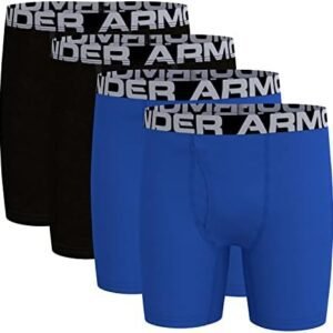 Under Armour Boys Charged Stretch Boxer Jock, Lightweight & Smooth Stretch Fit