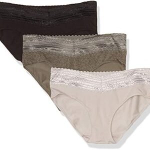 Warner's Womens Blissful Benefits No Muffin 3 Pack Hipster Panties