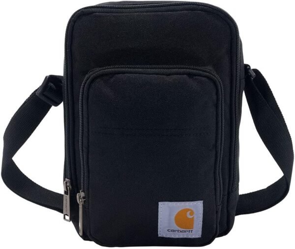 Carhartt Unisex Adult Zip, Durable, Adjustable Crossbody Bag With Zipper Closure, Black, One Size