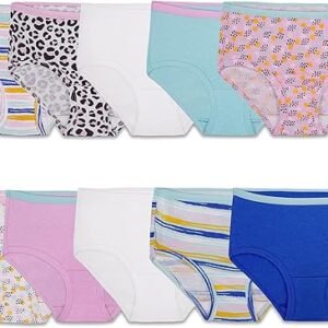 Fruit Of The Loom Girls' Cotton Brief Underwear Multipacks