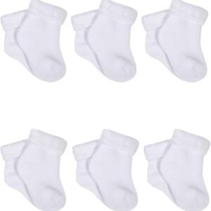 Gerber Baby Girls' 6 Pair Sock