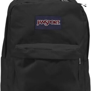 Jansport Superbreak One Backpacks, Black Durable, Lightweight Bookbag With 1 Main Compartment, Front Utility Pocket With Built In Organizer Premium Backpack