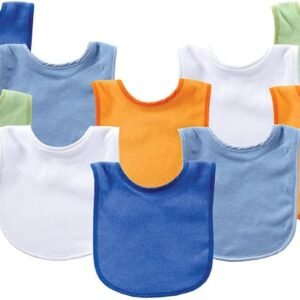 Luvable Friends Unisex Baby Cotton Terry Bibs