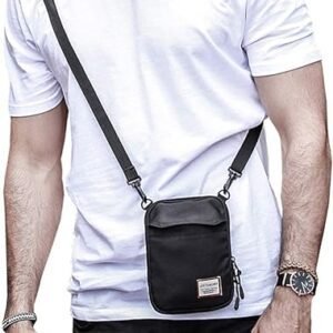 Small Crossbody Bag For Men, Mini Messenger Bag Shoulder Bag For Phone Passport