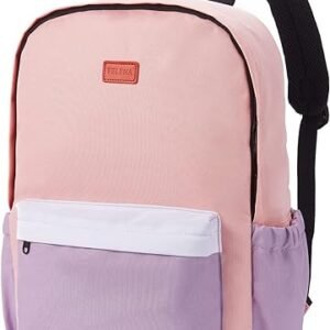 Telena Girls Backpack For School Lightweight Middle High School Backpack Bookbag For Teen Girls Boys Kids, Pink