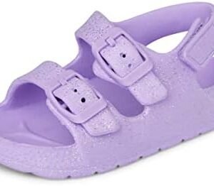 The Children's Place Baby Girl And Toddler Buckle Slides With Backstrap Sandal