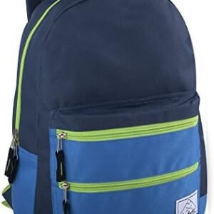 Trail Maker Multi Pocket Multicolor Backpack With Adjustable Padded Straps