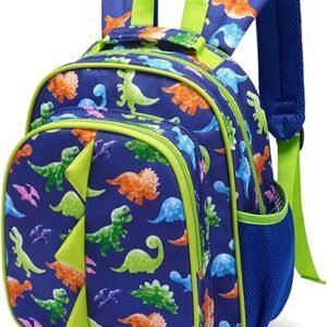 Wawsam Watercolor Toddler Dinosaur Backpack For Boys Dinosaur Backpack For Toddler Boys 2 5 Years Preschool School Kindergarten Nursery With Dino Horn Hiking Travel Backpack...