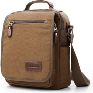 Xincada Mens Bag Messenger Bag Canvas Shoulder Bags Travel Bag Man Purse Crossbody Bags For Work Business