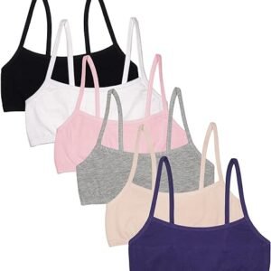 Fruit Of The Loom Girls' Spaghetti Strap Sports Bra