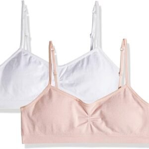 Hanes Girls' Big Seamless Foam Bra (pack Of 2)